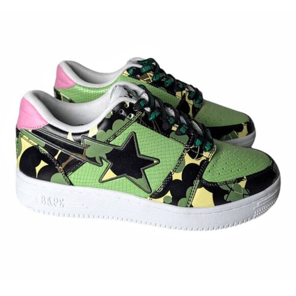 BAPESTA Mo' Wax x Unkle x Bapesta Low M2 'Original Heads' Size 7.5 - Picture 2 of 12